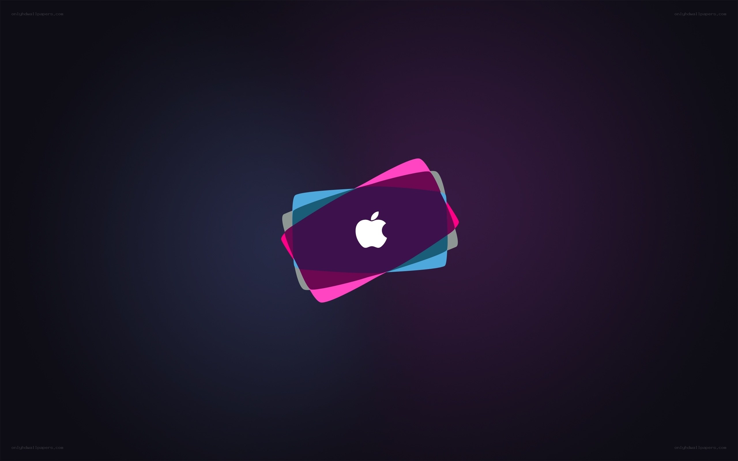 Apple logo with colorful layers