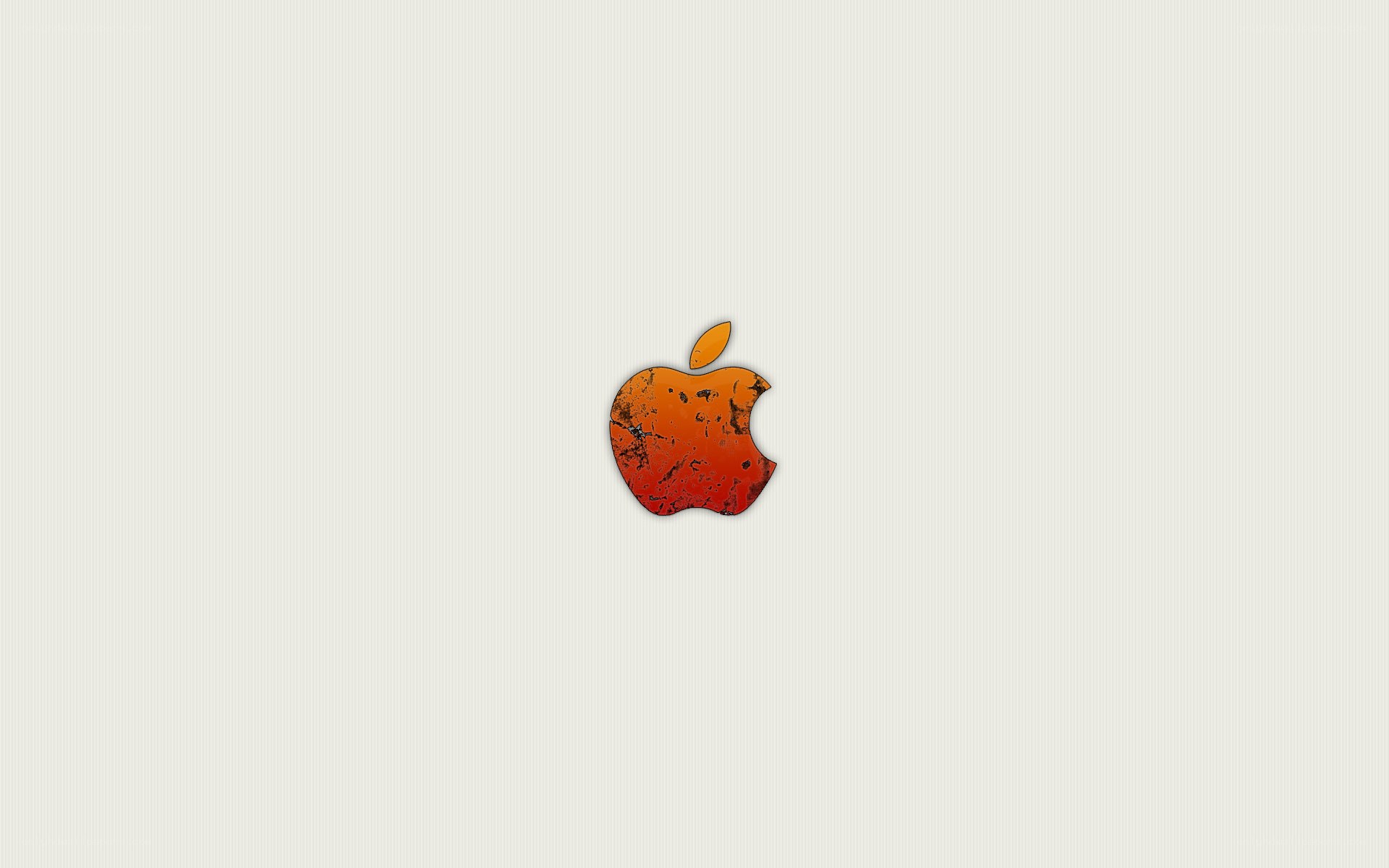 Apple logo with distressed texture
