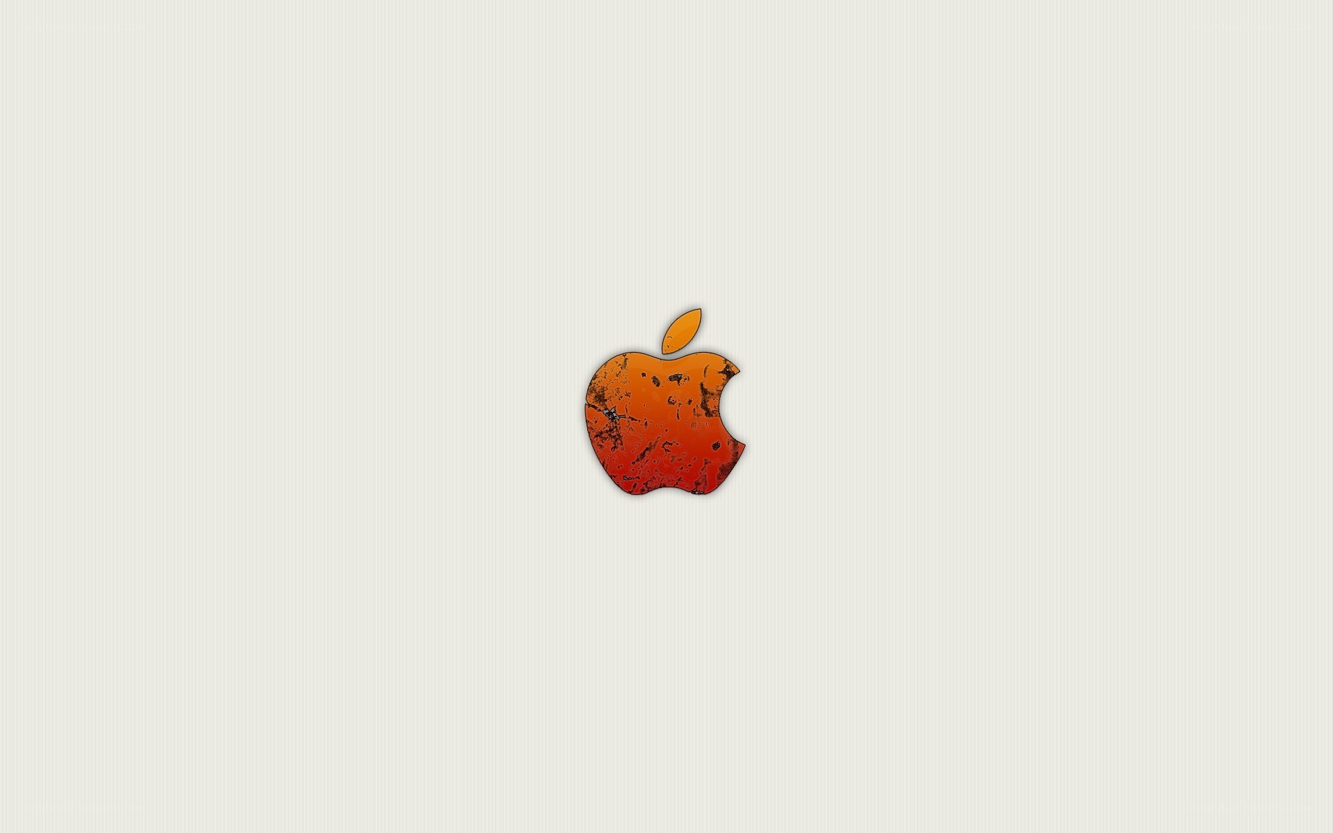 Apple logo with distressed texture