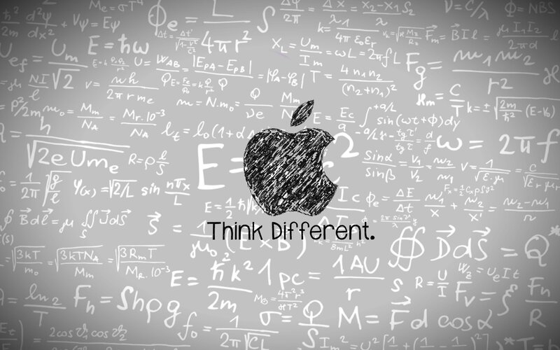 Apple Logo with Equations
