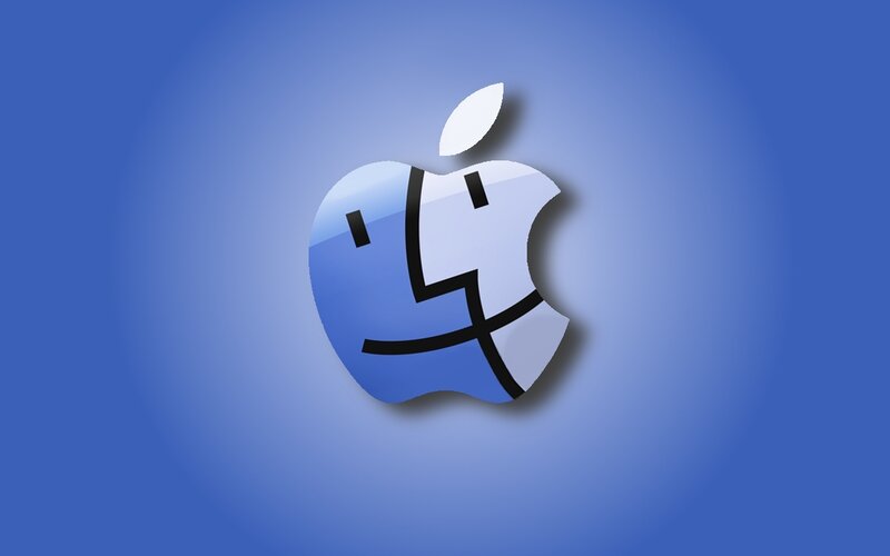 Apple Logo with Smiley Face