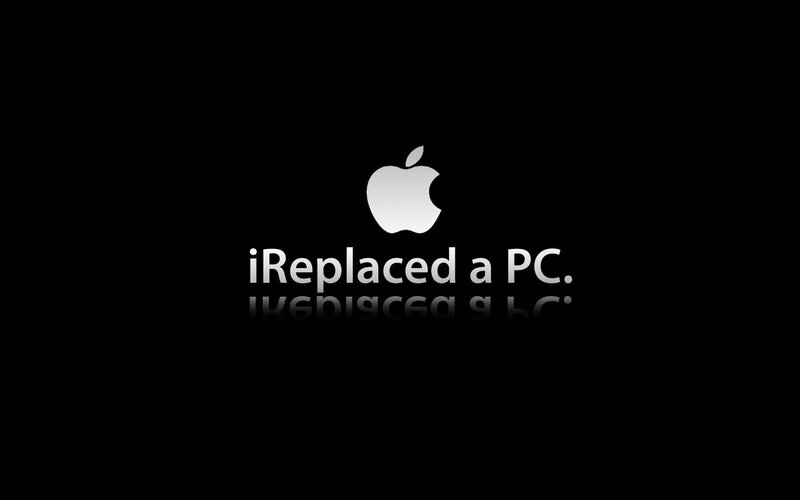 Apple logo with text