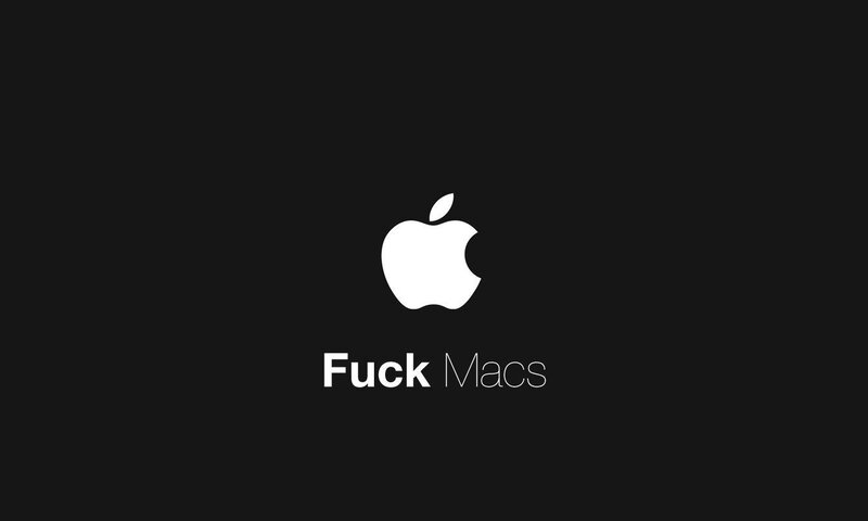Apple logo with text