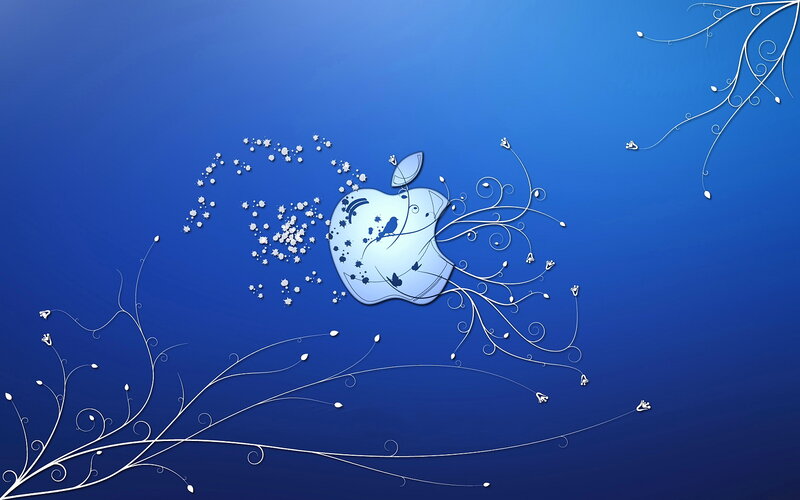 Apple Logo with Vines