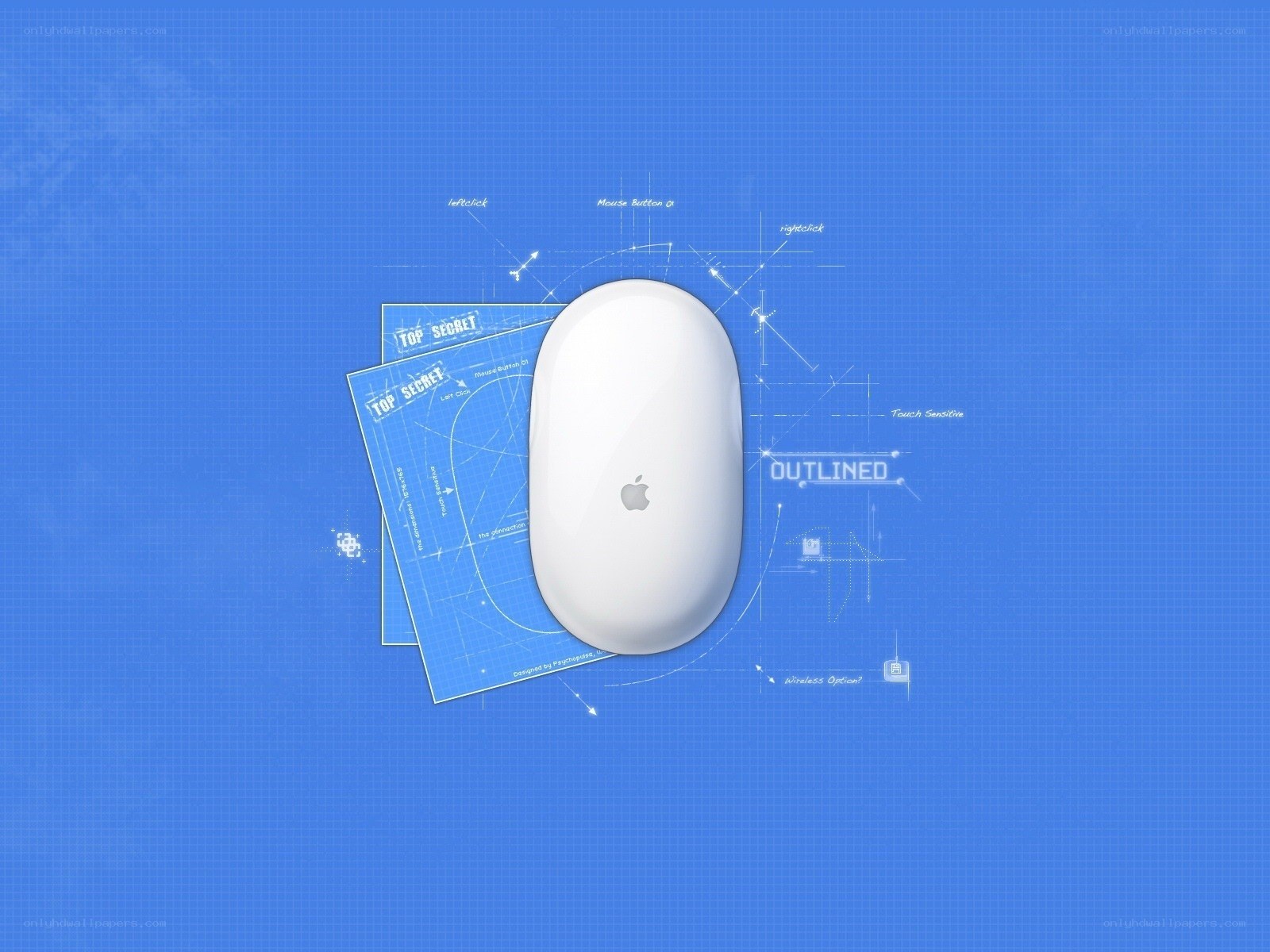 Apple Mouse Blueprint Design