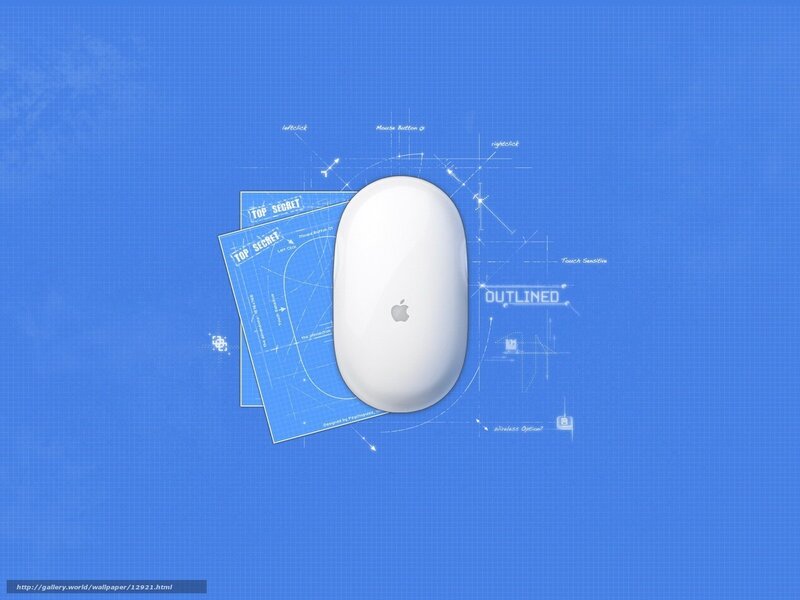 Apple Mouse Blueprint Design