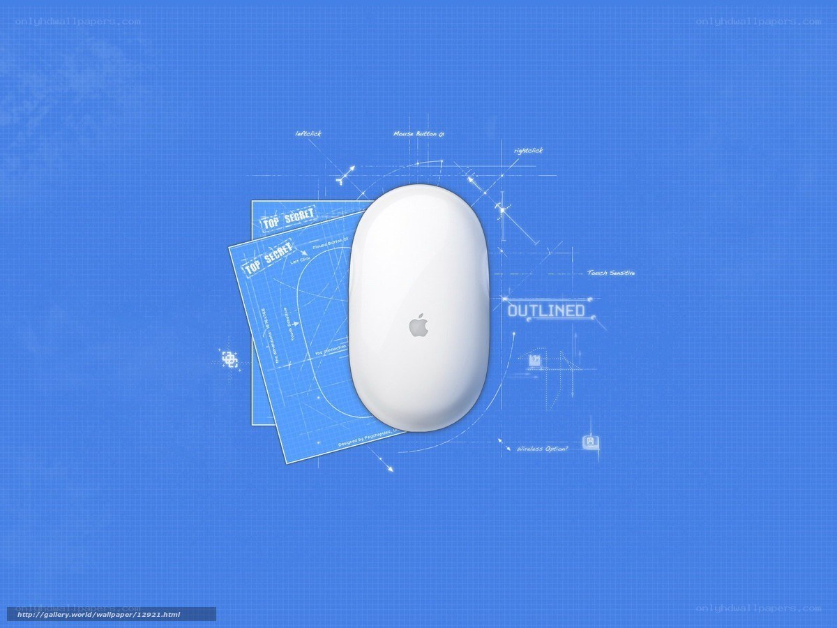 Apple Mouse Blueprint Design