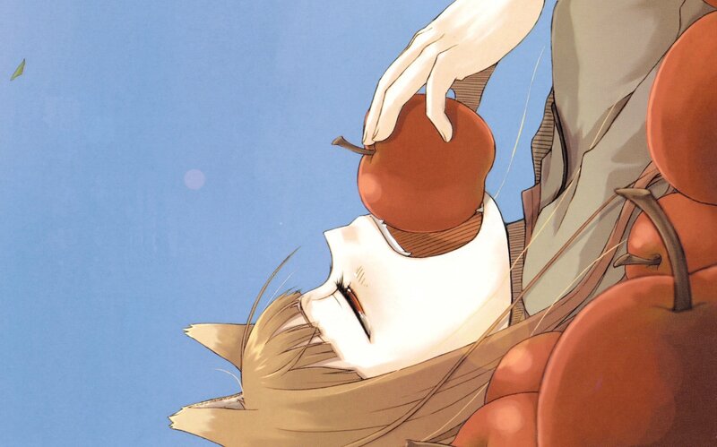 apple on character's head