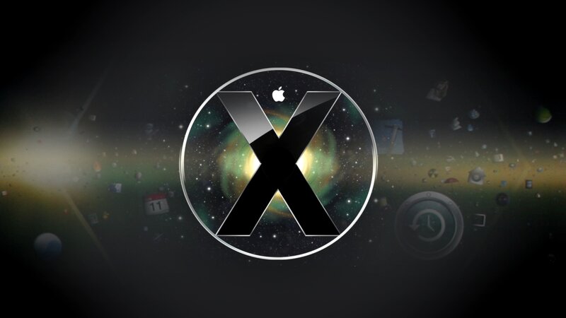 Apple OS X Logo — Black