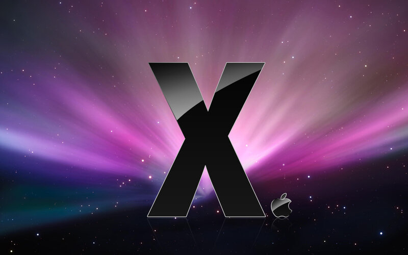 Apple OS X Logo — Purple