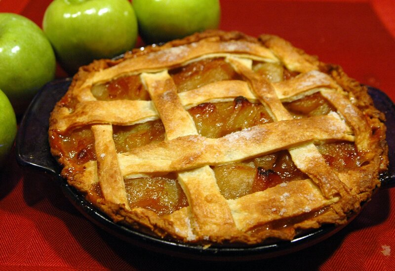 Apple Pie in Dish