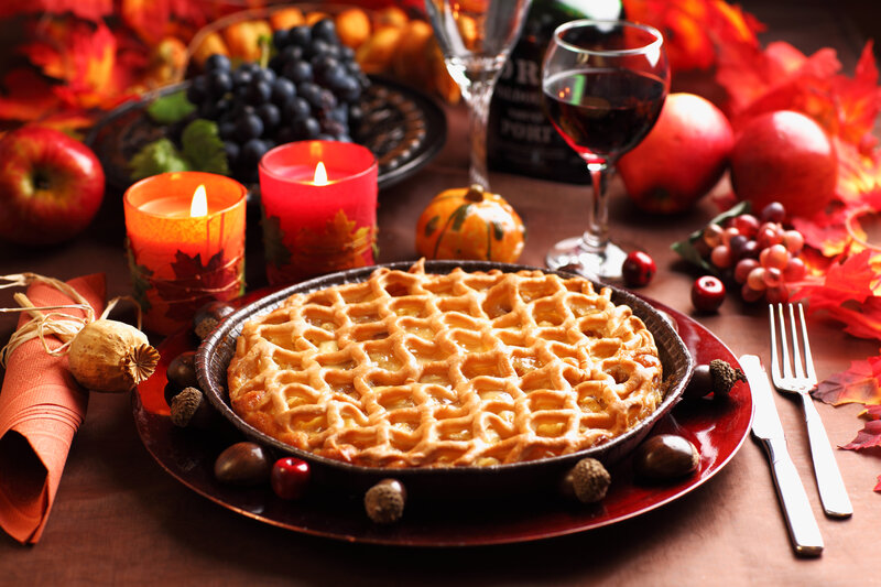 Apple Pie on Table
