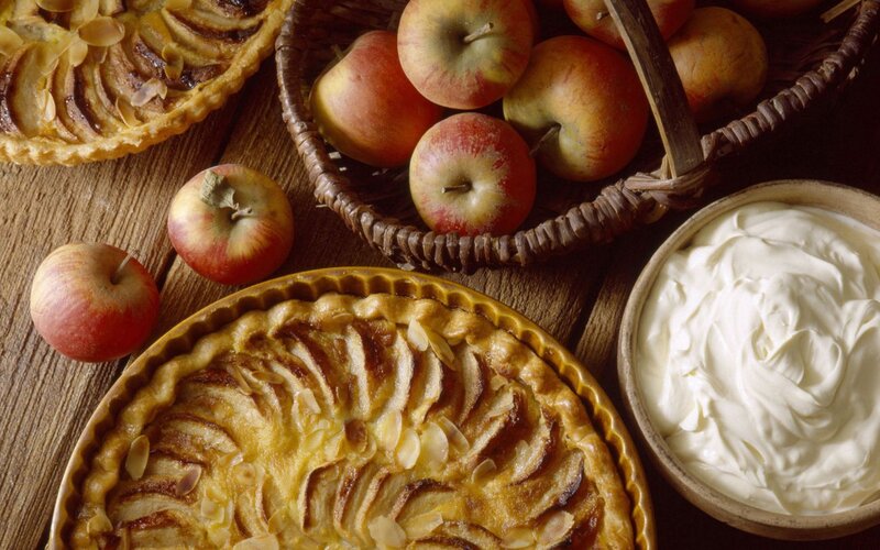 Apple Pies on Table