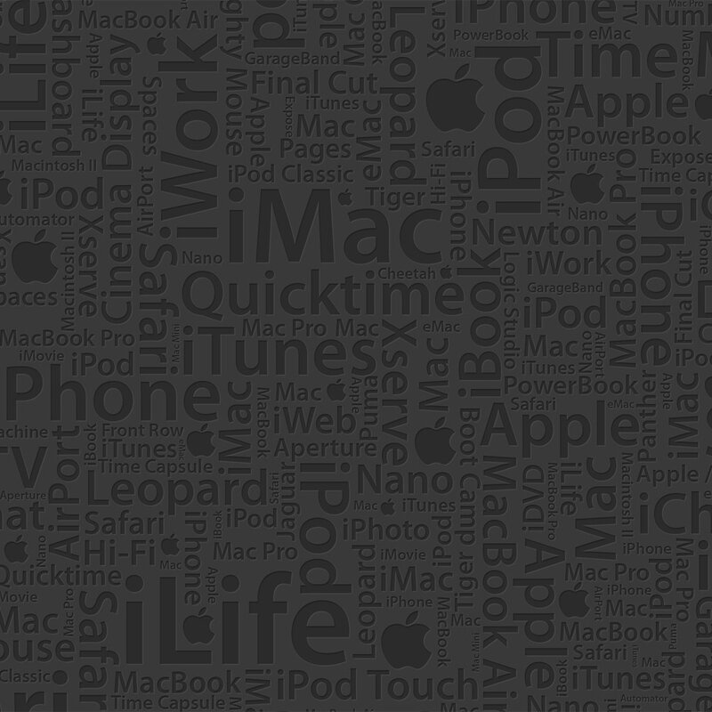 Apple Product Names