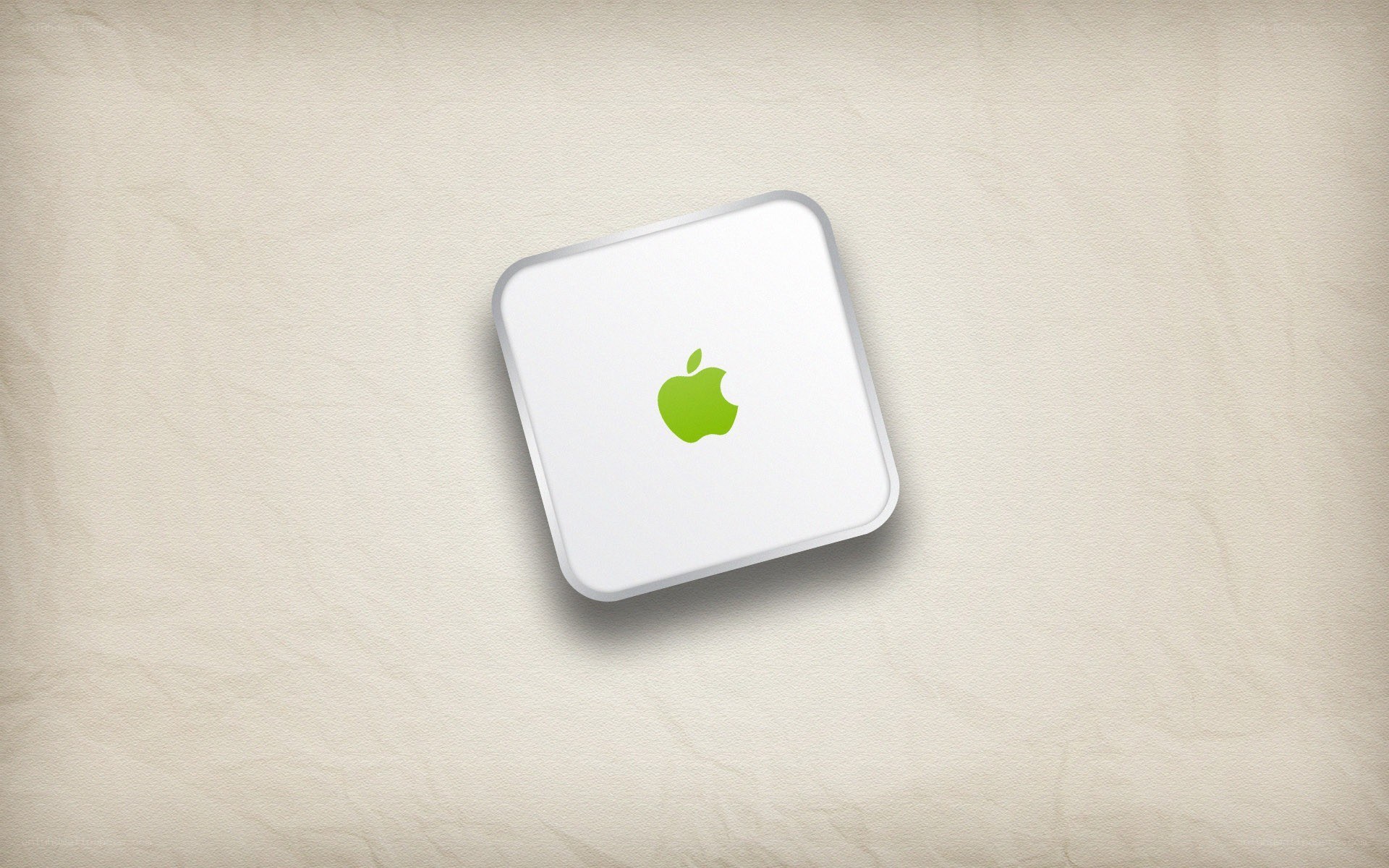 Apple product on textured surface