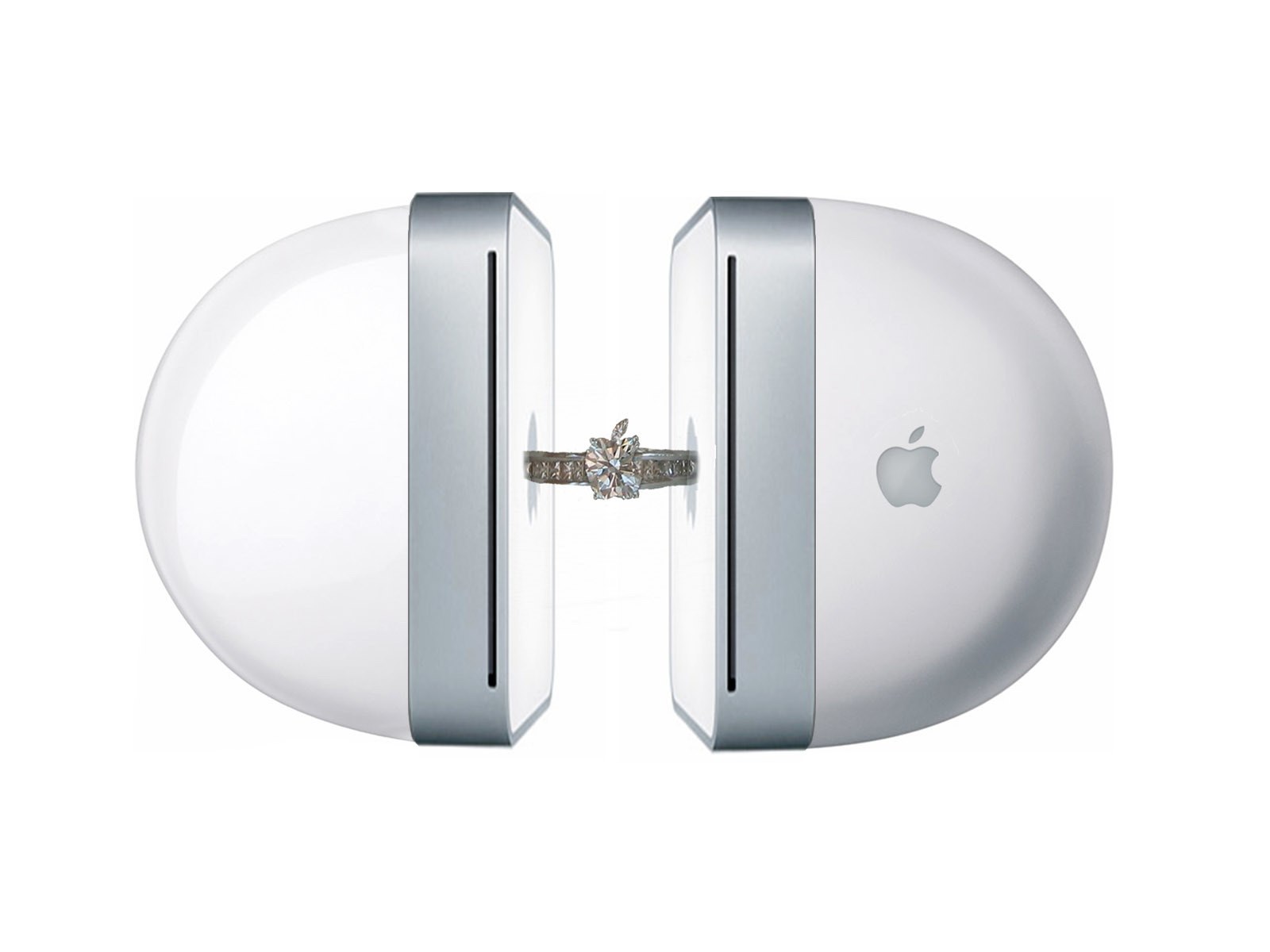 Apple product with ring