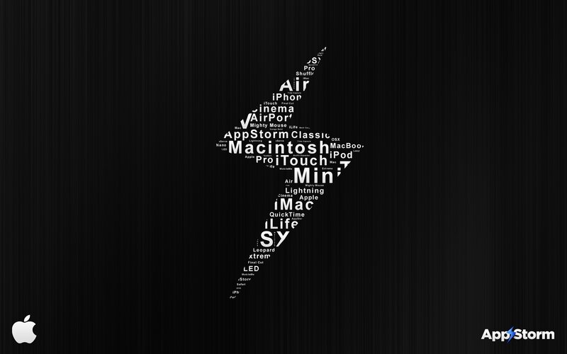 Apple product word cloud