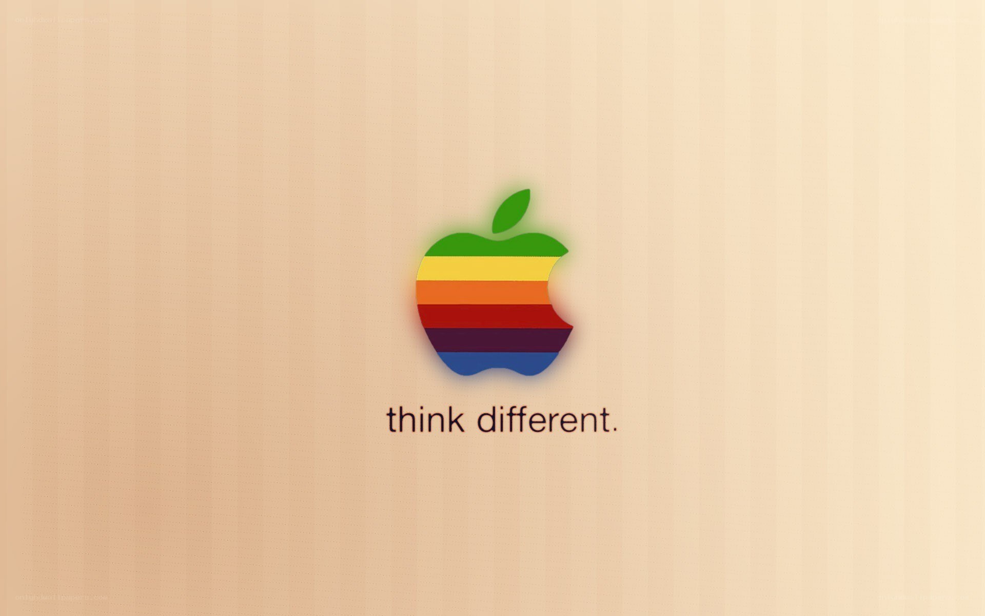 Apple rainbow logo wallpaper