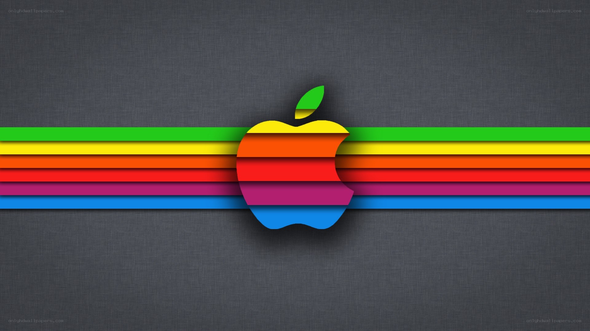 Apple rainbow logo wallpaper