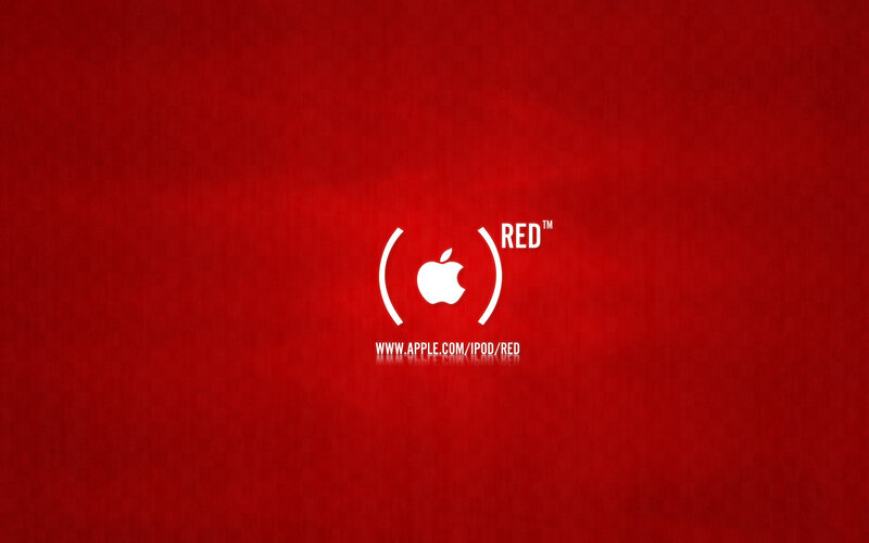 Apple Red iPod promotional image