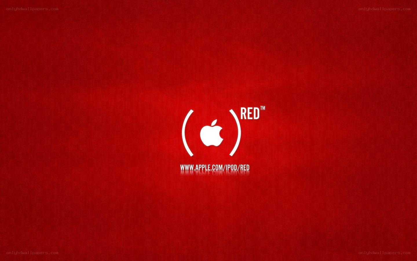 Apple Red iPod promotional image