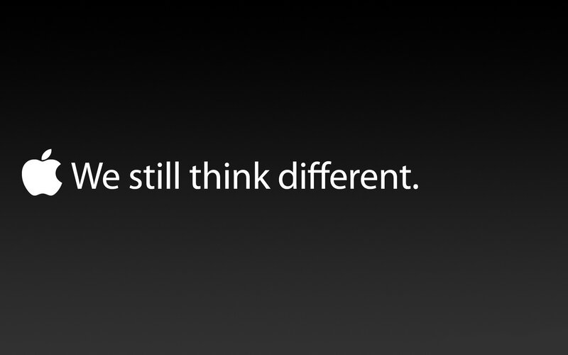 Apple's different thinking