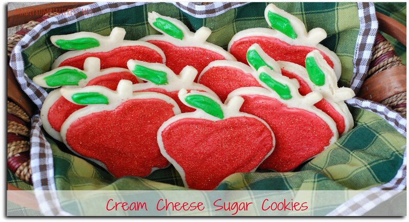 Apple-shaped Cookies