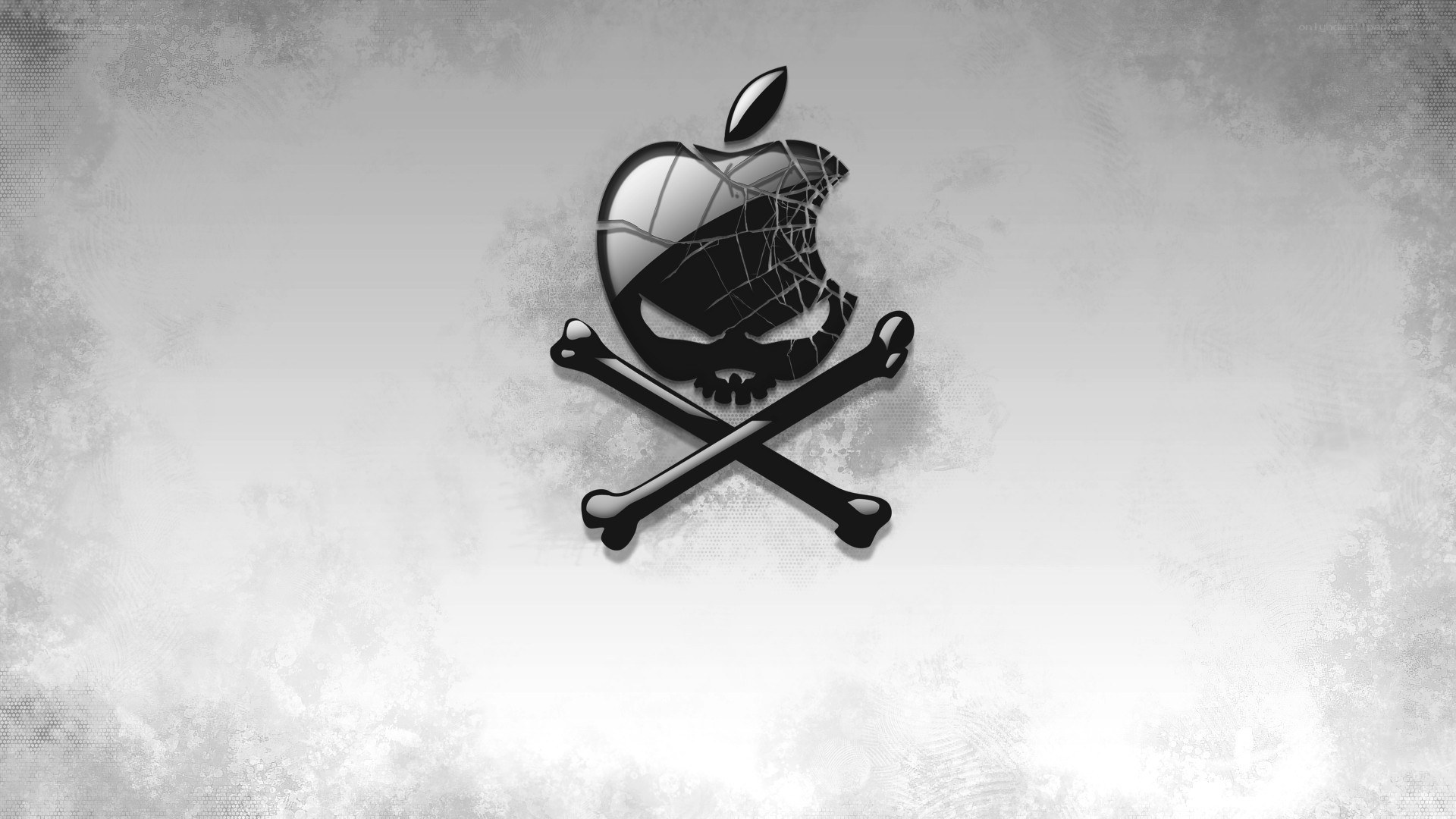 Apple skull and crossbones logo
