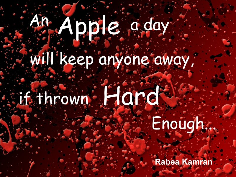 Apple Splatter Background