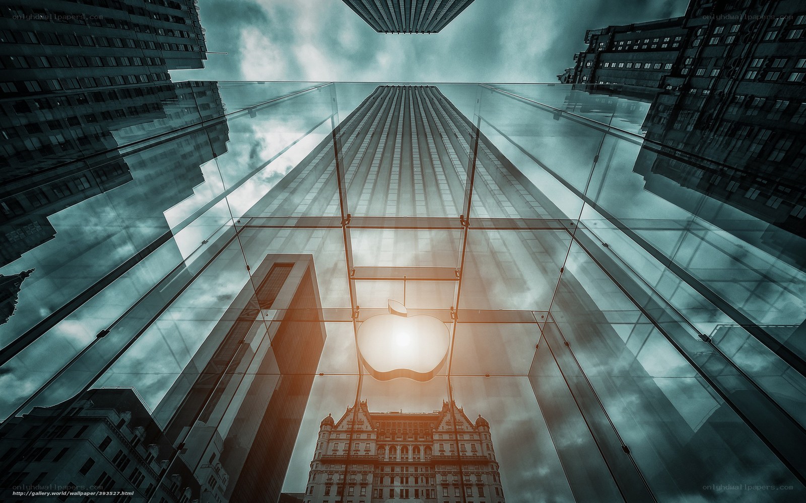 Apple Store glass cube