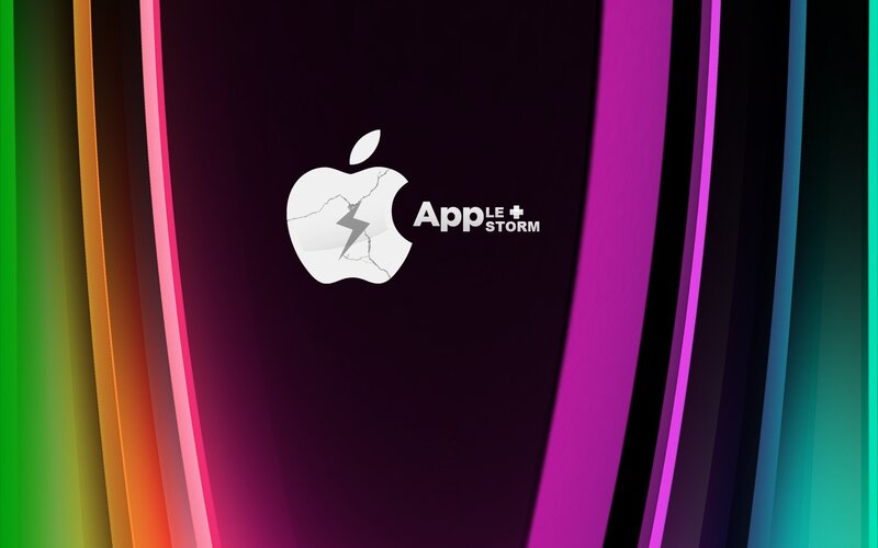 Apple + Storm logo design