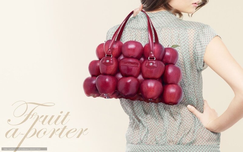 apple-themed handbag design