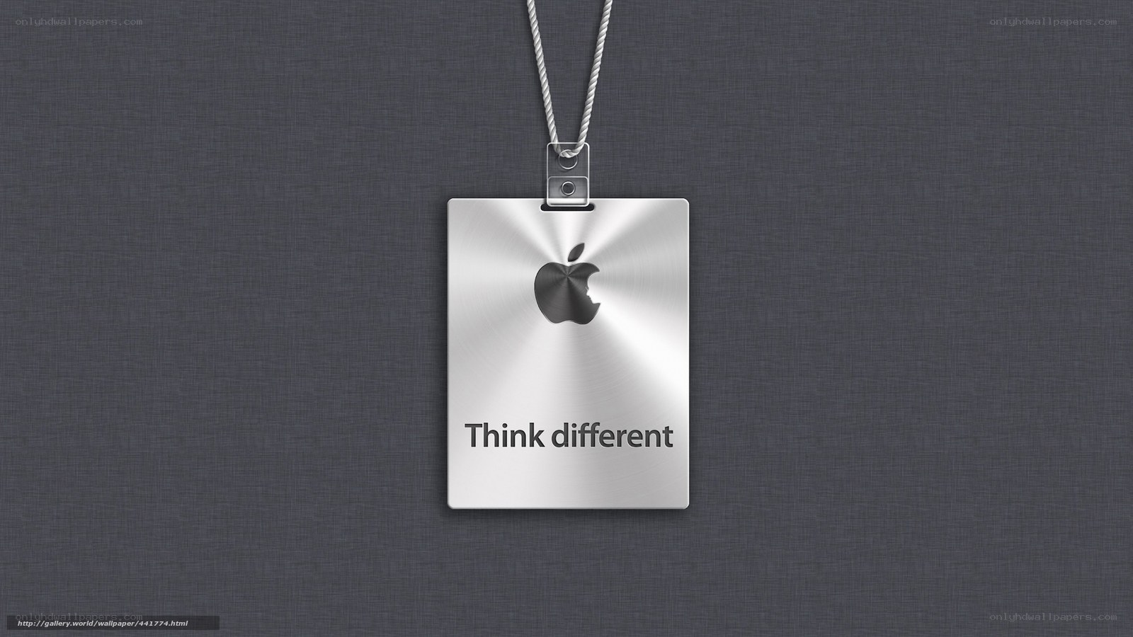 Apple Think Different badge