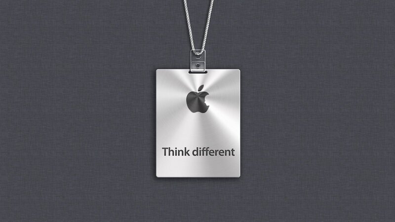 Apple Think Different badge