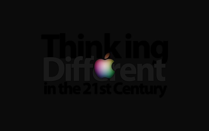 Apple thinking different