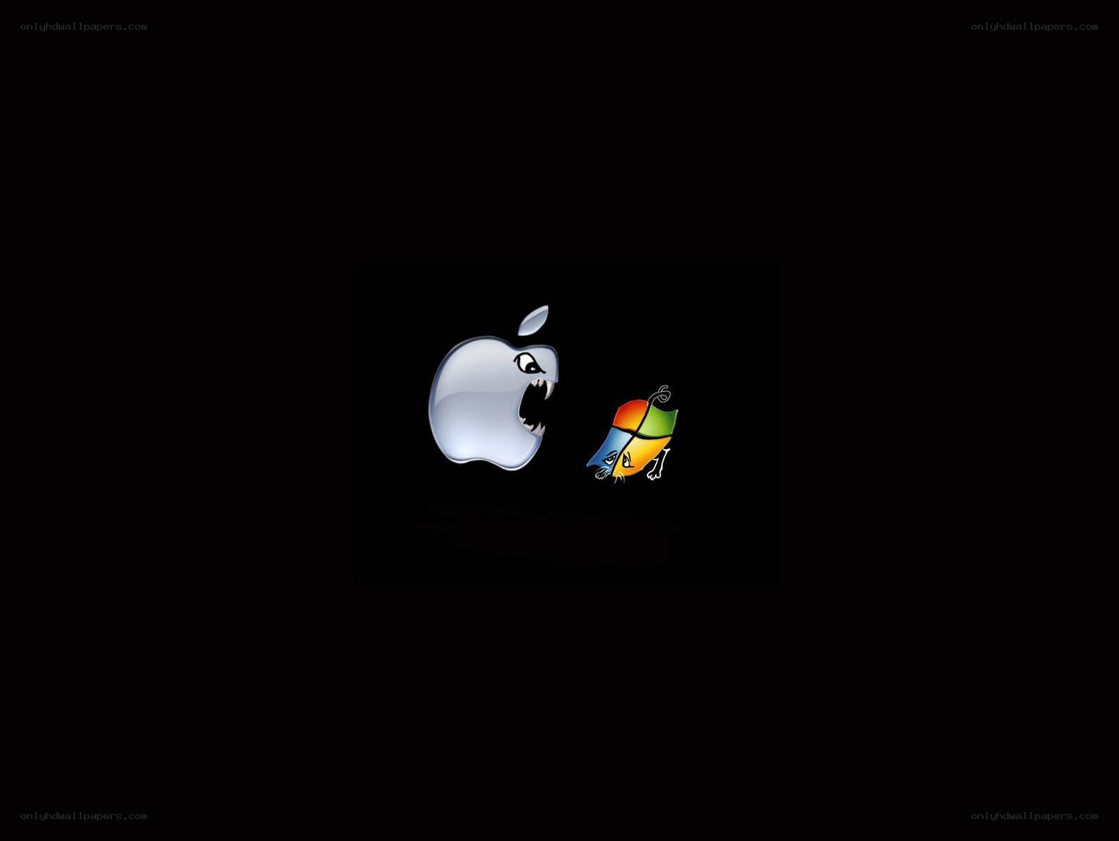 Apple vs Windows logo battle