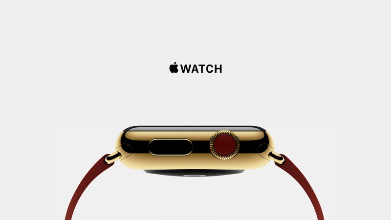 Apple Watch gold model
