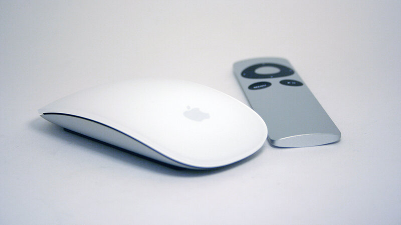 Apple wireless mouse and remote