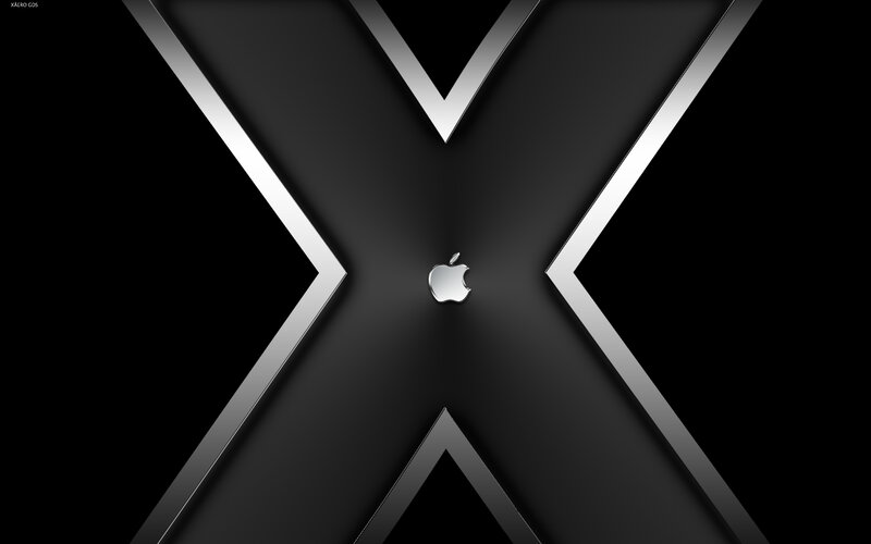 Apple X logo design