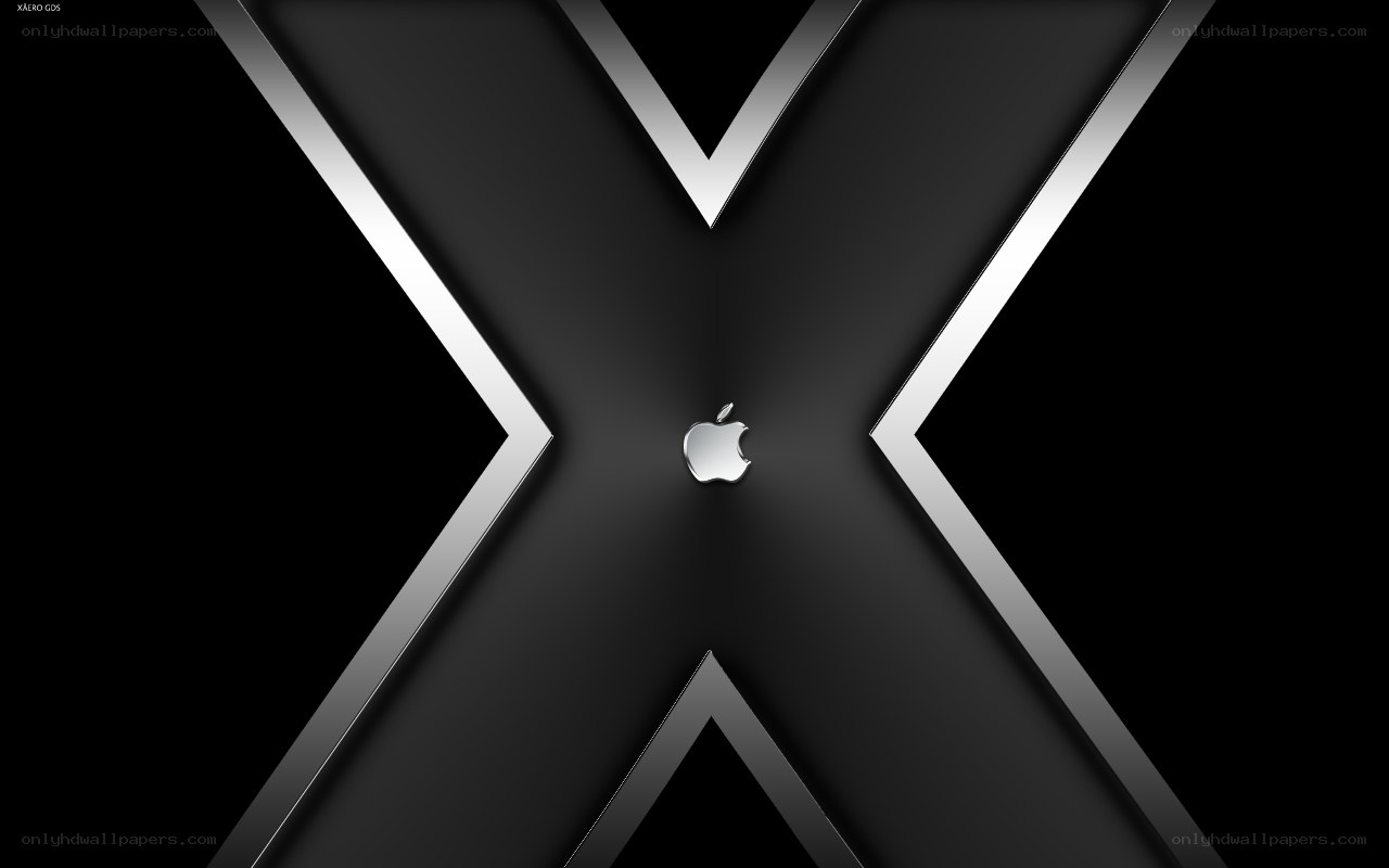 Apple X logo design