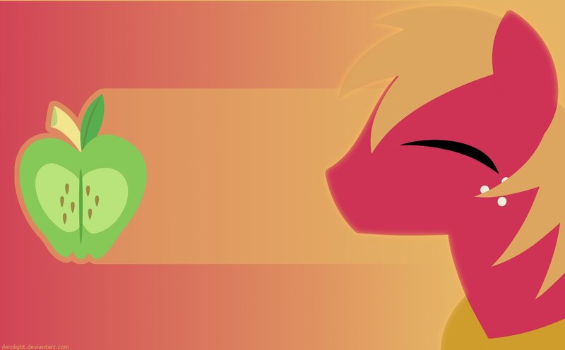 Applejack and green apple