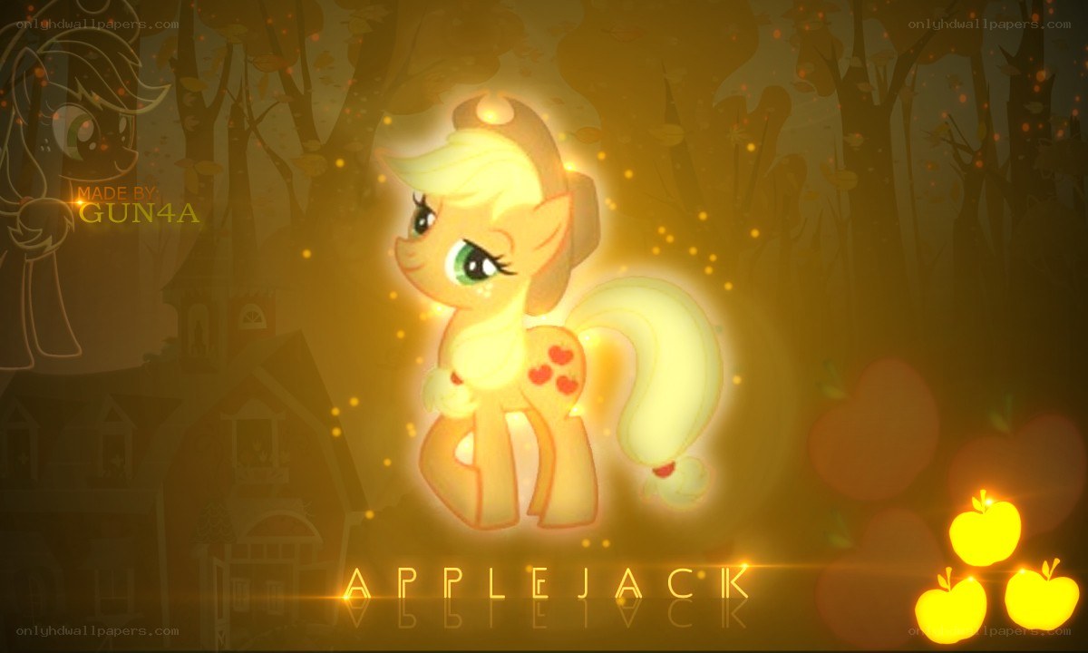 Applejack in golden light