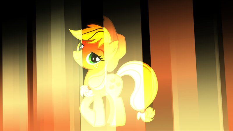 Applejack in golden light