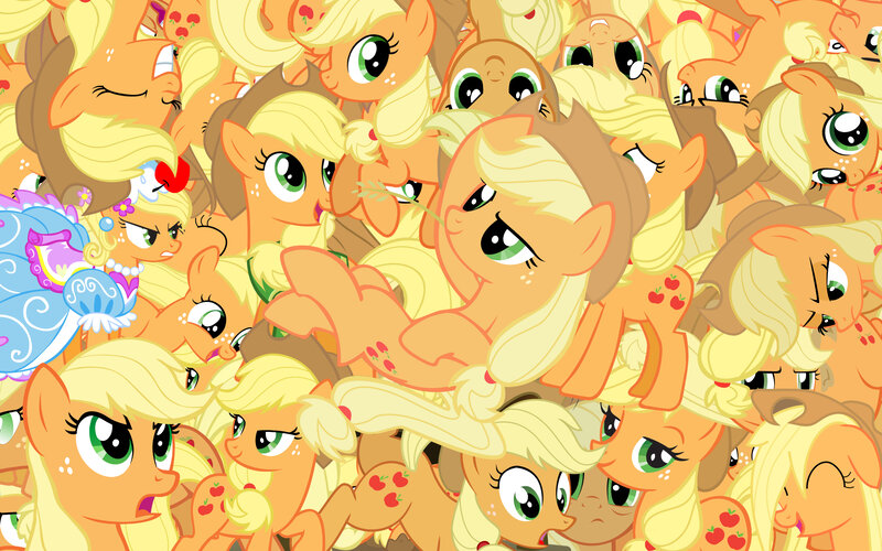 Applejack Pony Collage