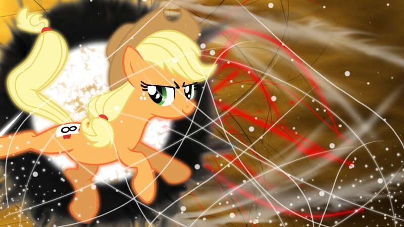 Applejack Pony in Motion