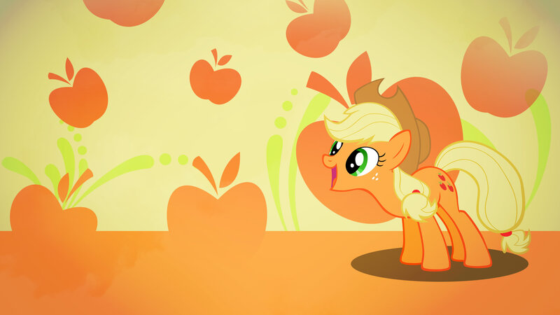 Applejack Pony — Orange, Playful