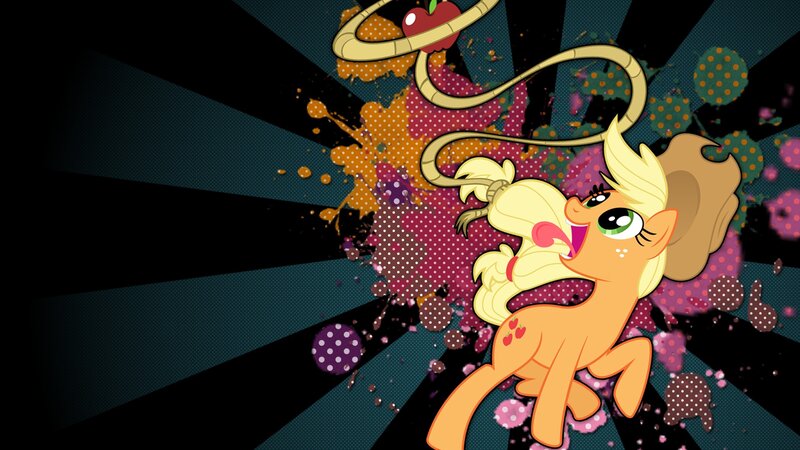 Applejack Pony — Yellow, Playful, Digital Art