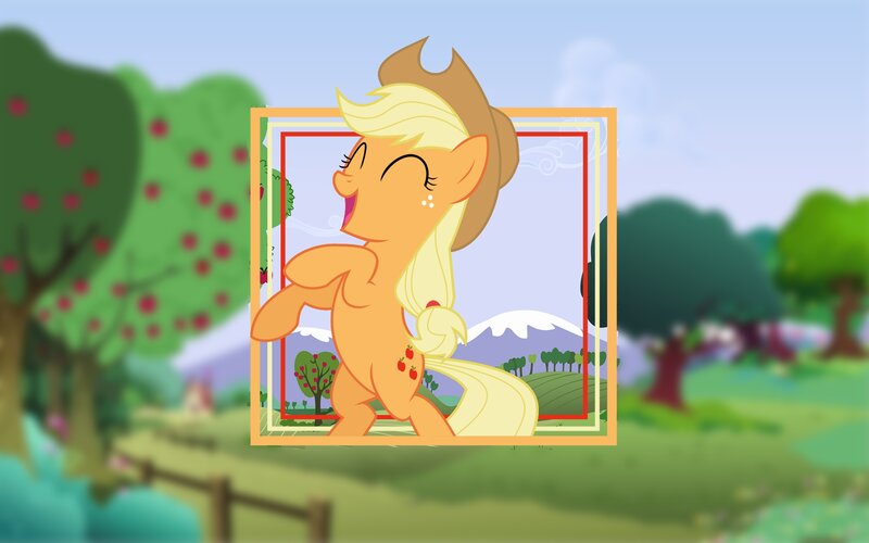 Applejack Pony — Yellow