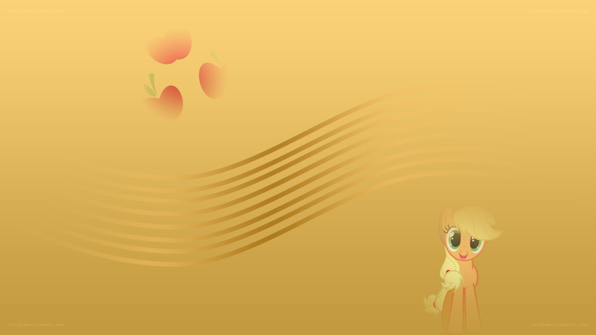 Applejack with apples