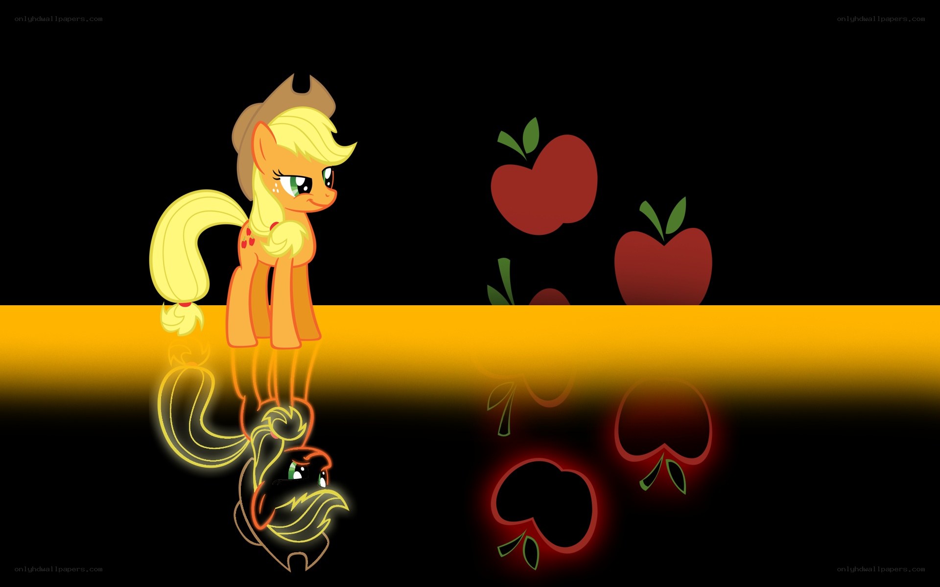 Applejack with apples